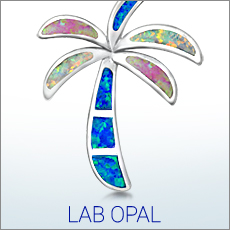 Lab Opal Pendants