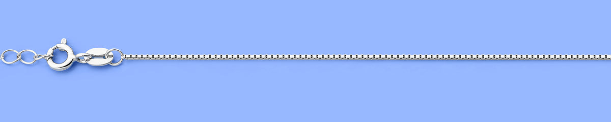 Silver Box Anklet