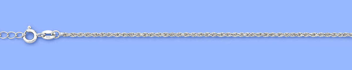 Silver Rope Anklet
