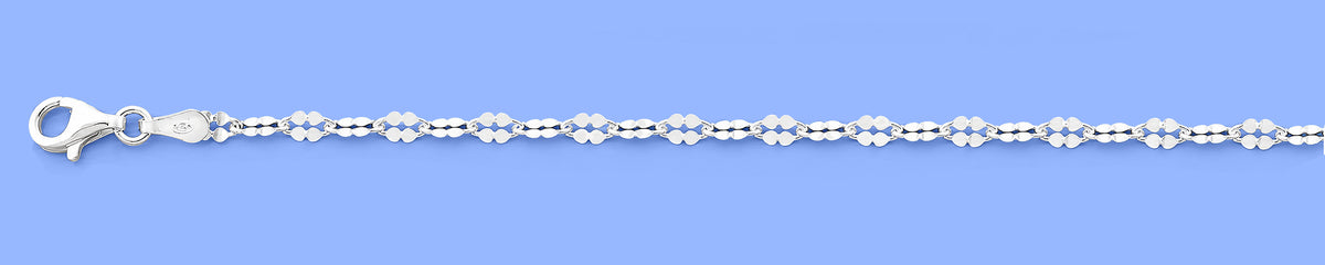 Silver Dotted Anklet