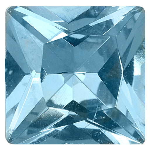 8 x 8 mm Square Color CZ Earrings (Casting)