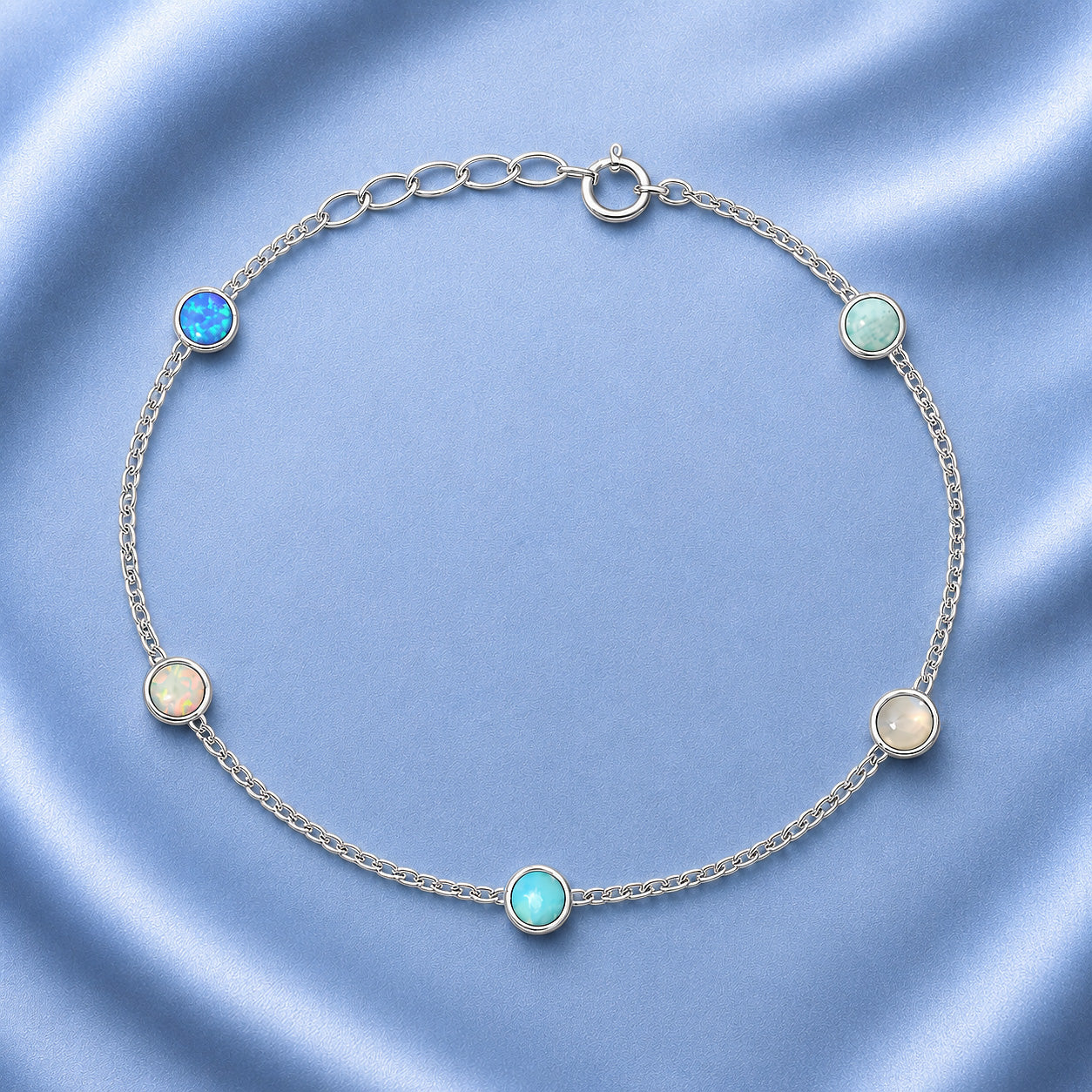 Silver Stone Bracelet
