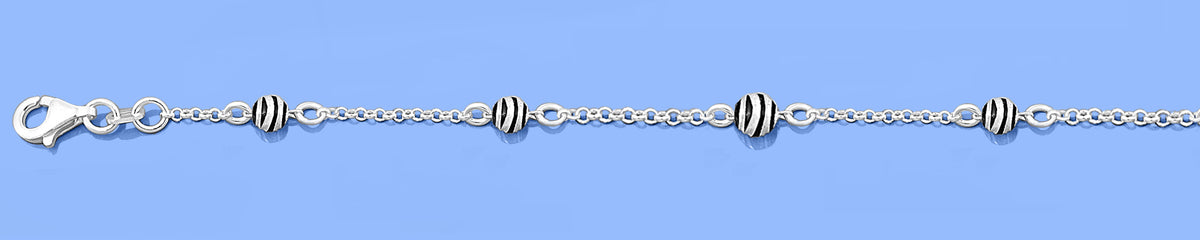 Silver Italian Bracelet - Bead