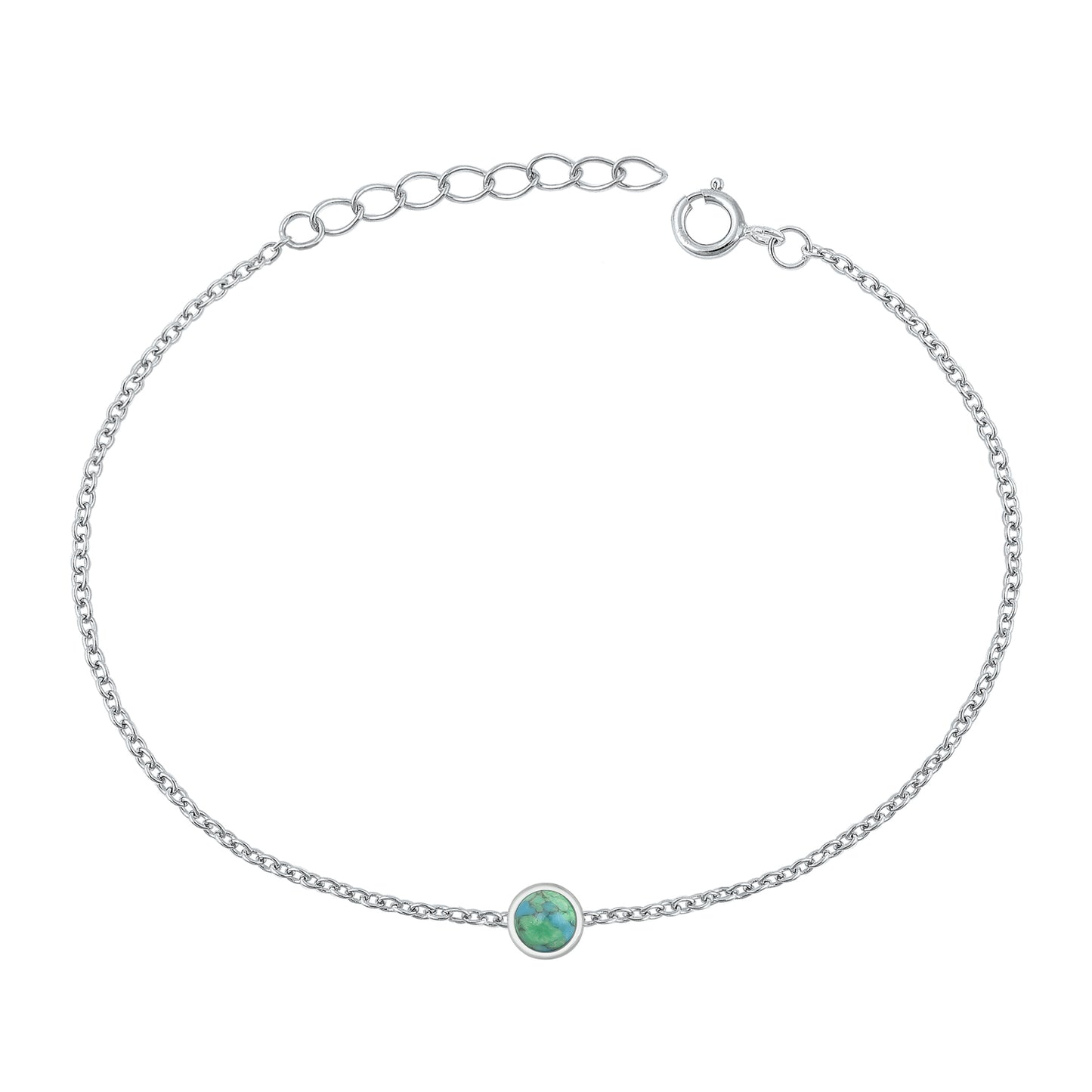 Silver Stone Bracelet