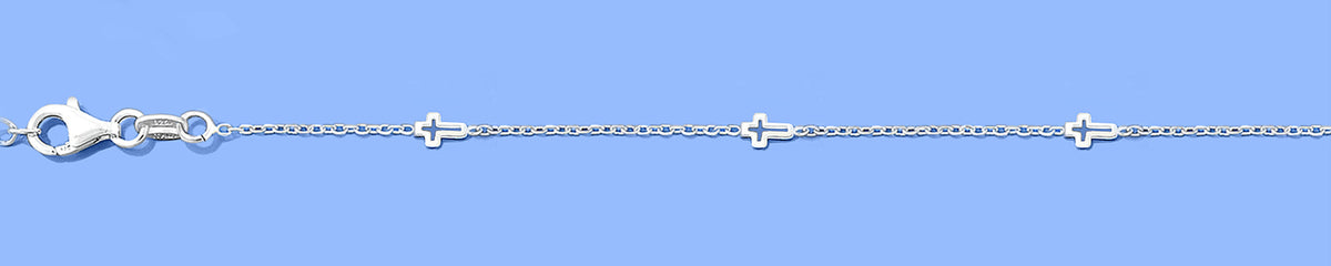 Silver Bracelet - Cross