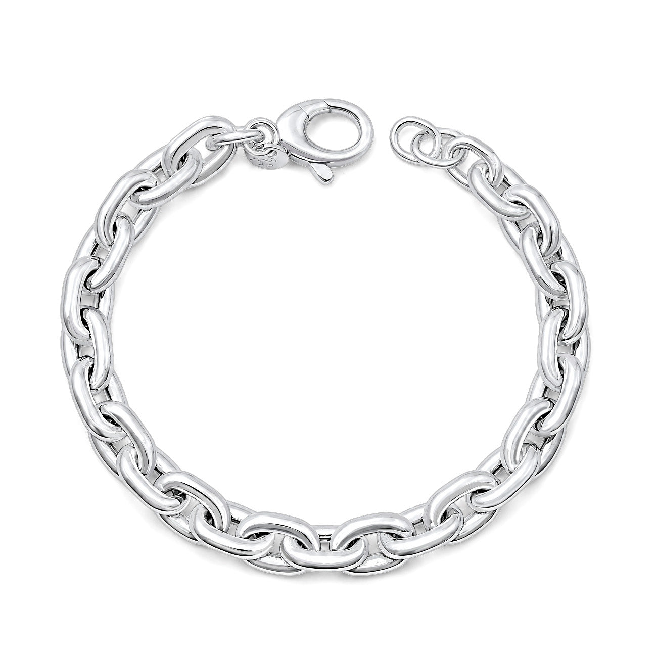 Silver Italian Bracelet - 8 mm