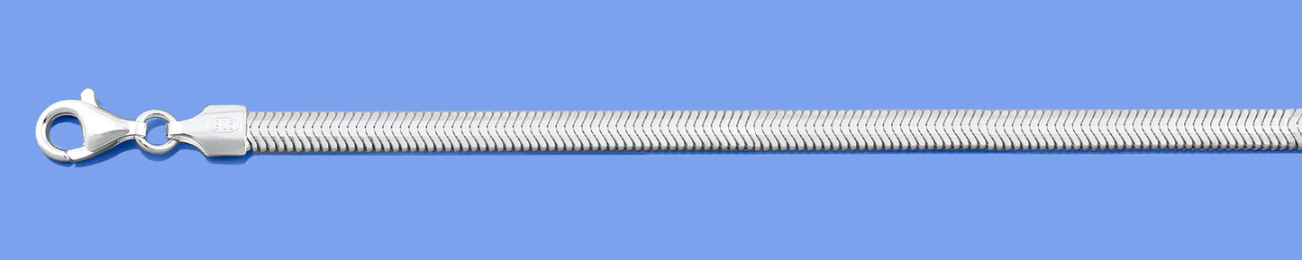 Italian Puff Herringbone Bracelet