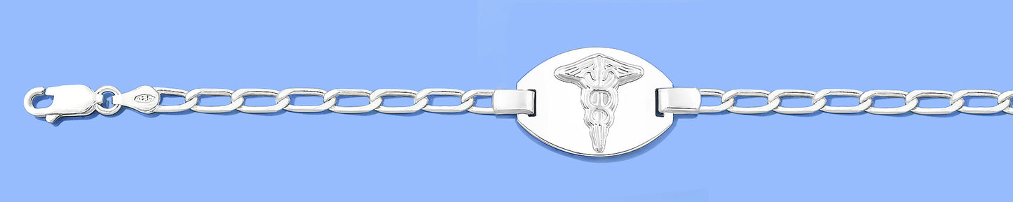 Silver Bracelet - Caduceus