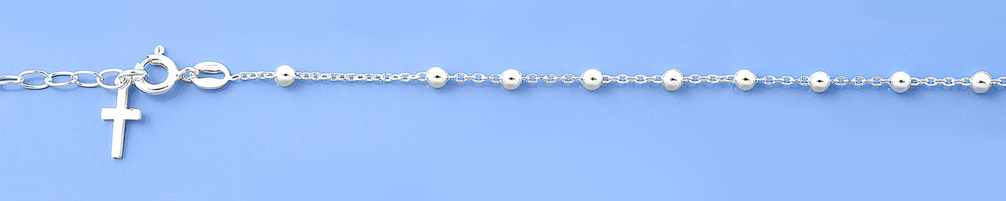 Silver Bracelet - Cross