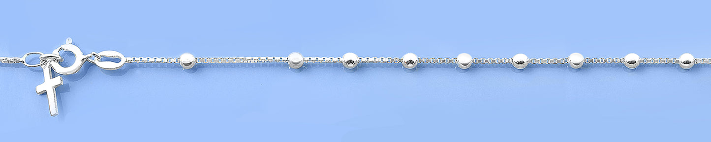 Silver Bracelet - Cross