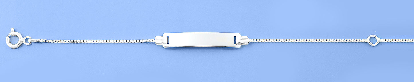 Silver Childrens ID Bracelet