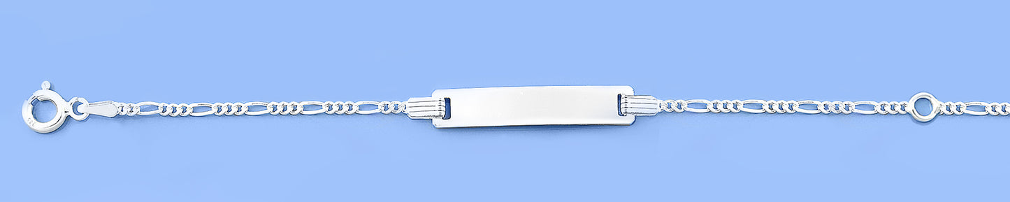 Silver Childrens ID Bracelet