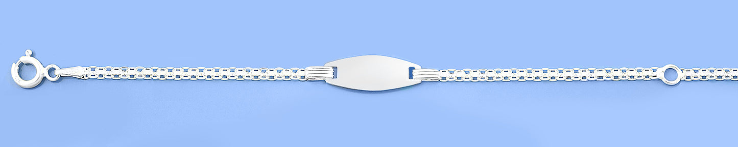 Silver Childrens ID Bracelet