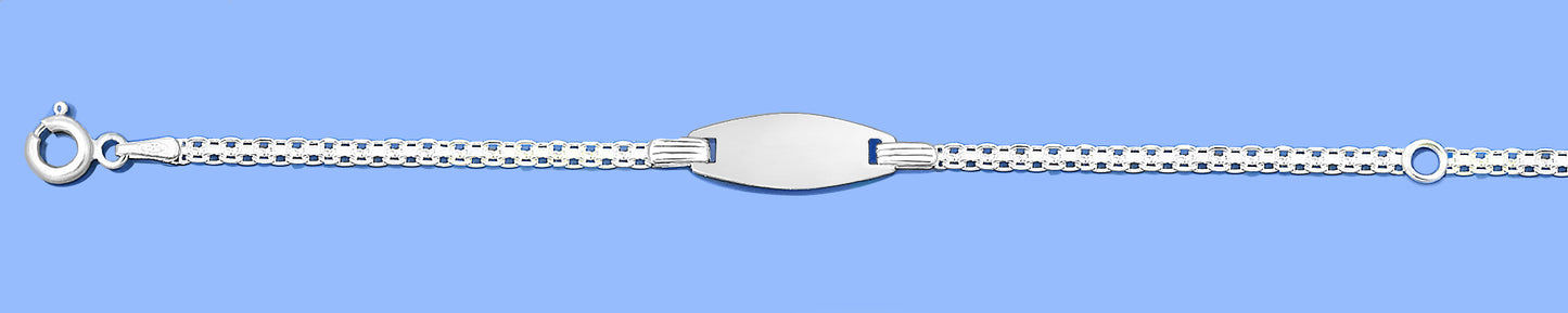 Silver Childrens ID Bracelet