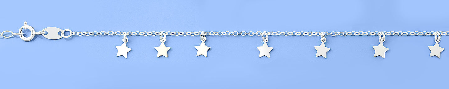 Silver Bracelet - Stars
