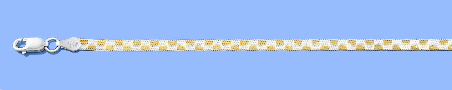 Silver Herringbone Bracelet