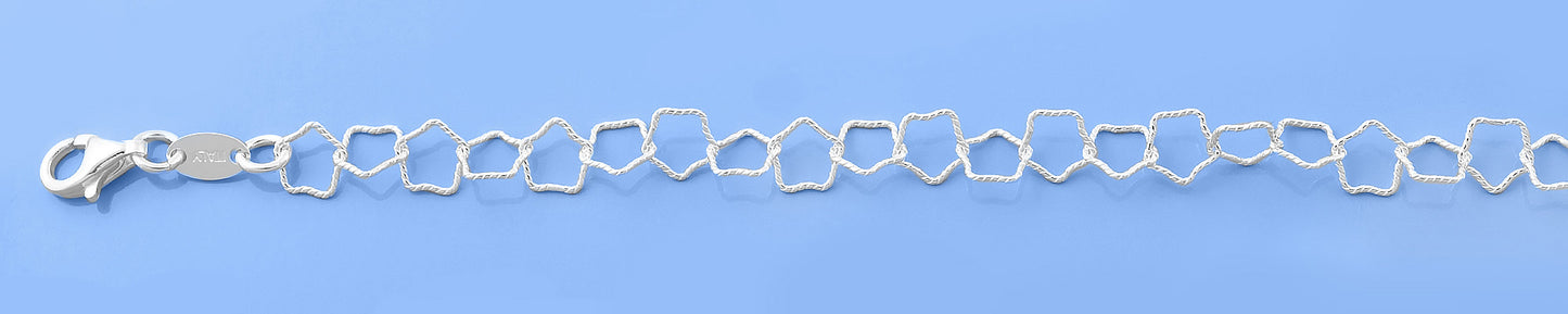Silver Star Bracelet