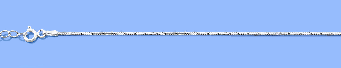Silver Diamond Cut Bracelet
