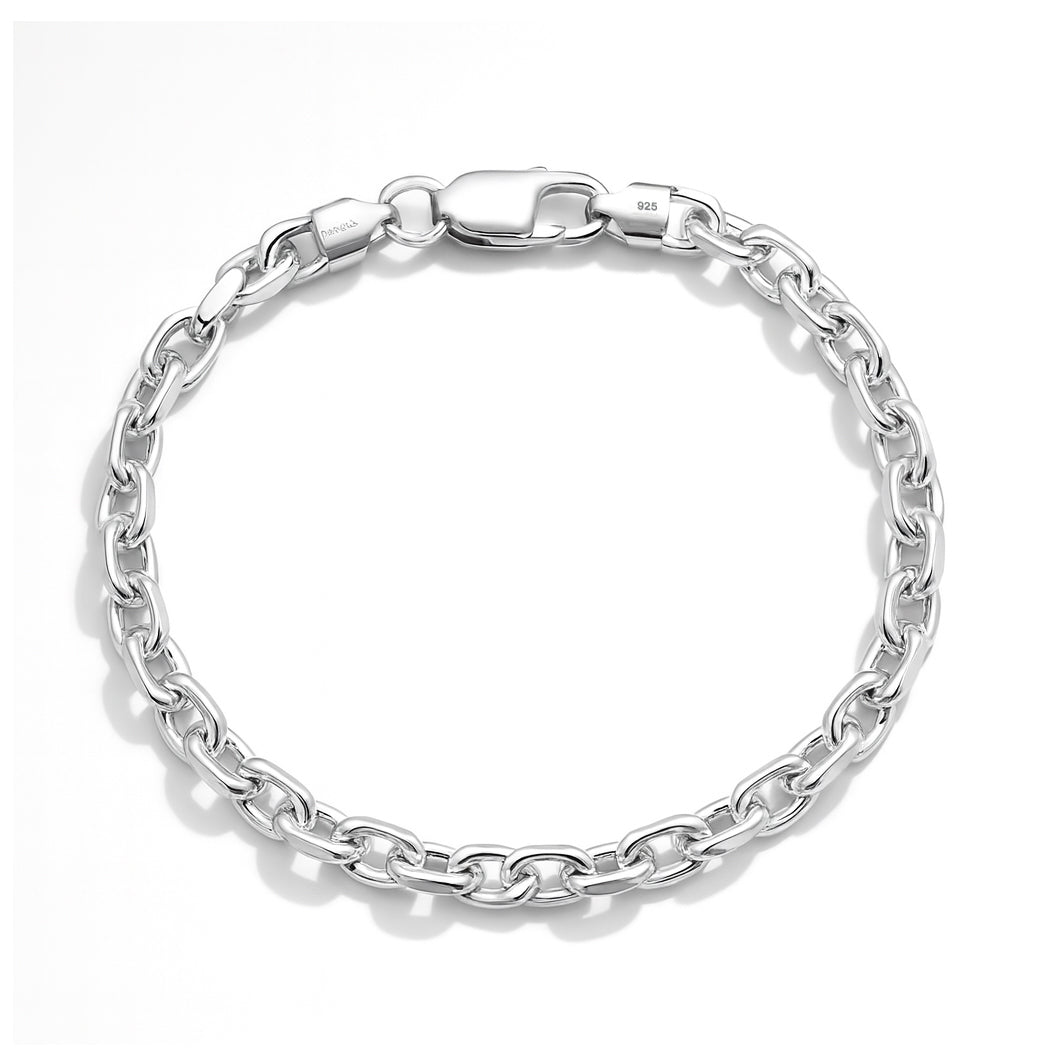 Silver Anchor Bracelet