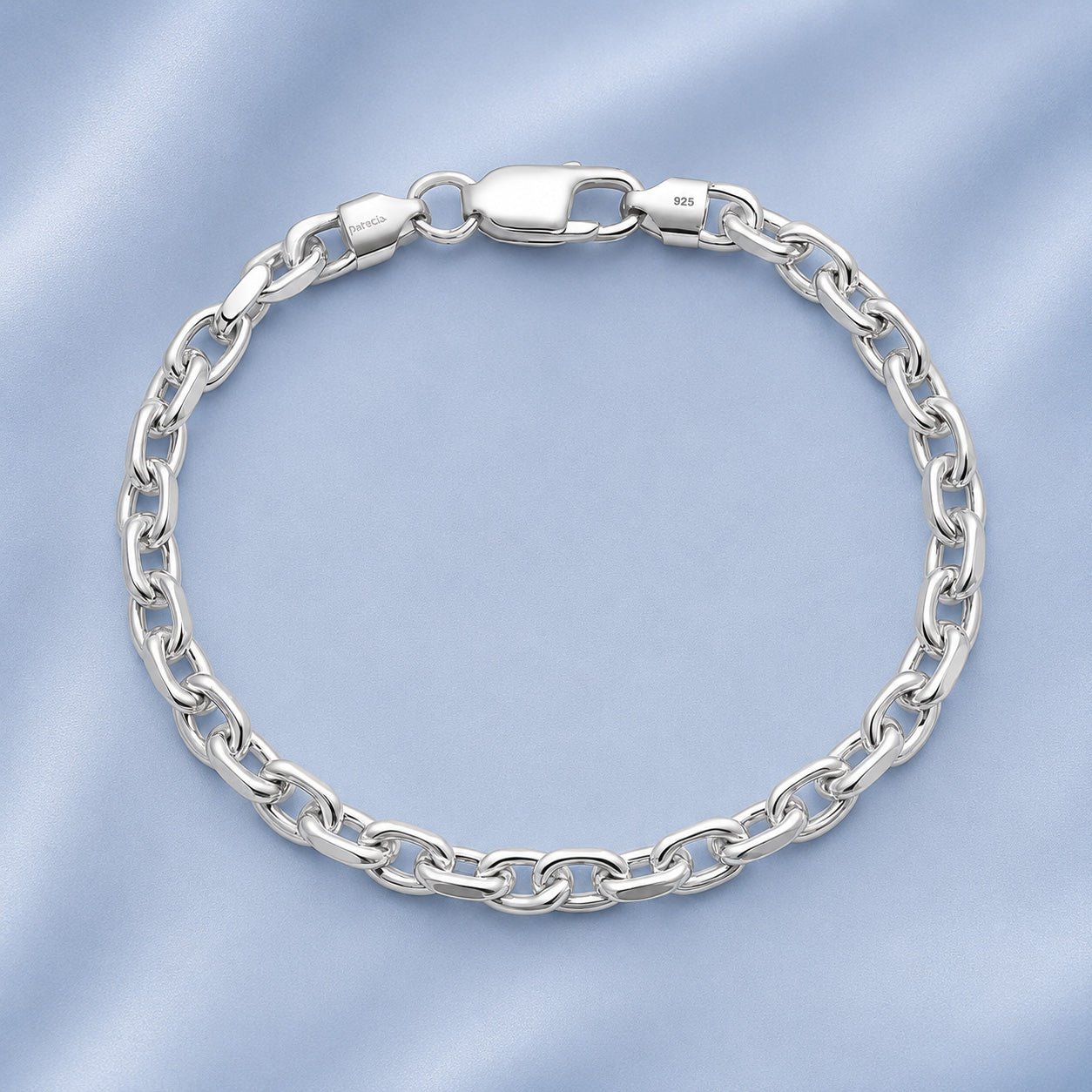 Silver Anchor Bracelet
