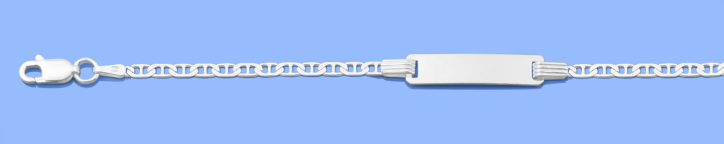 Silver Childrens ID Bracelet