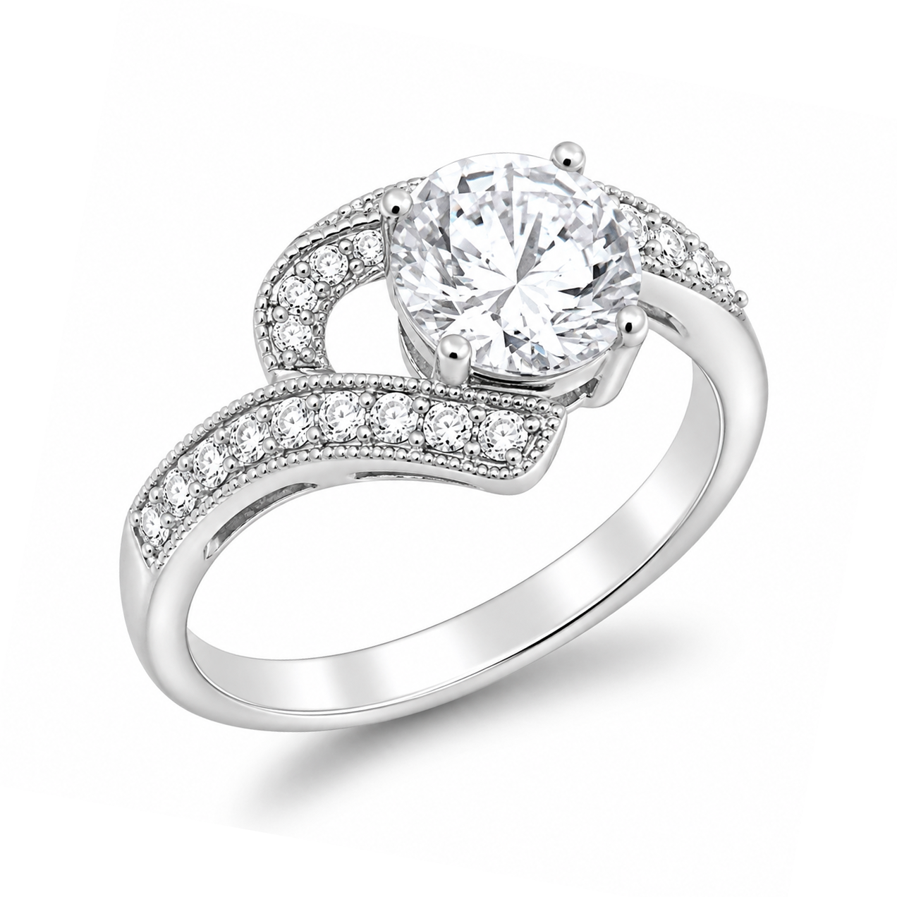 Silver CZ Ring