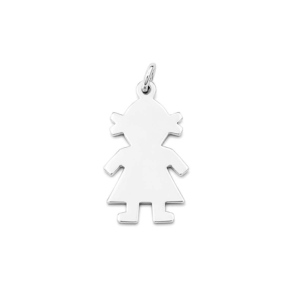 Silver Pendant - Girl