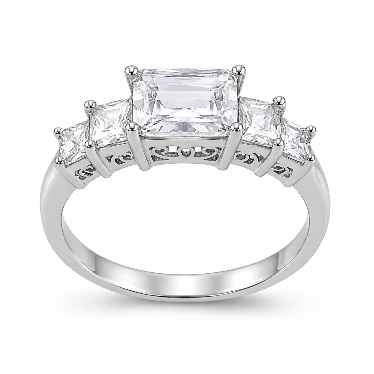 Silver CZ Ring