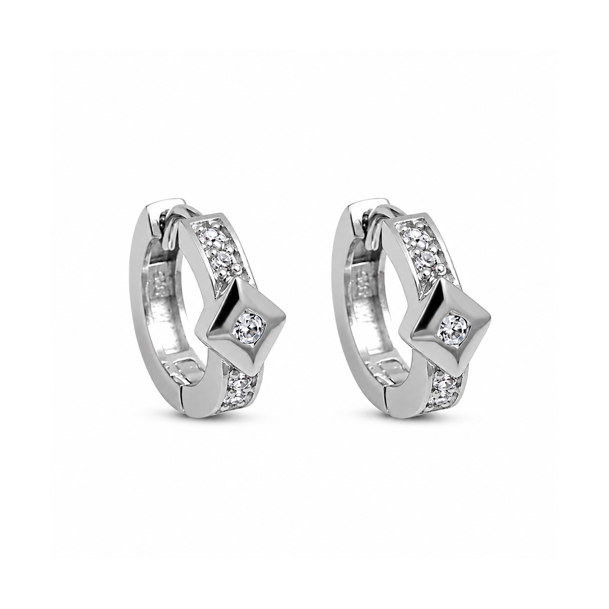 Silver CZ Earrings