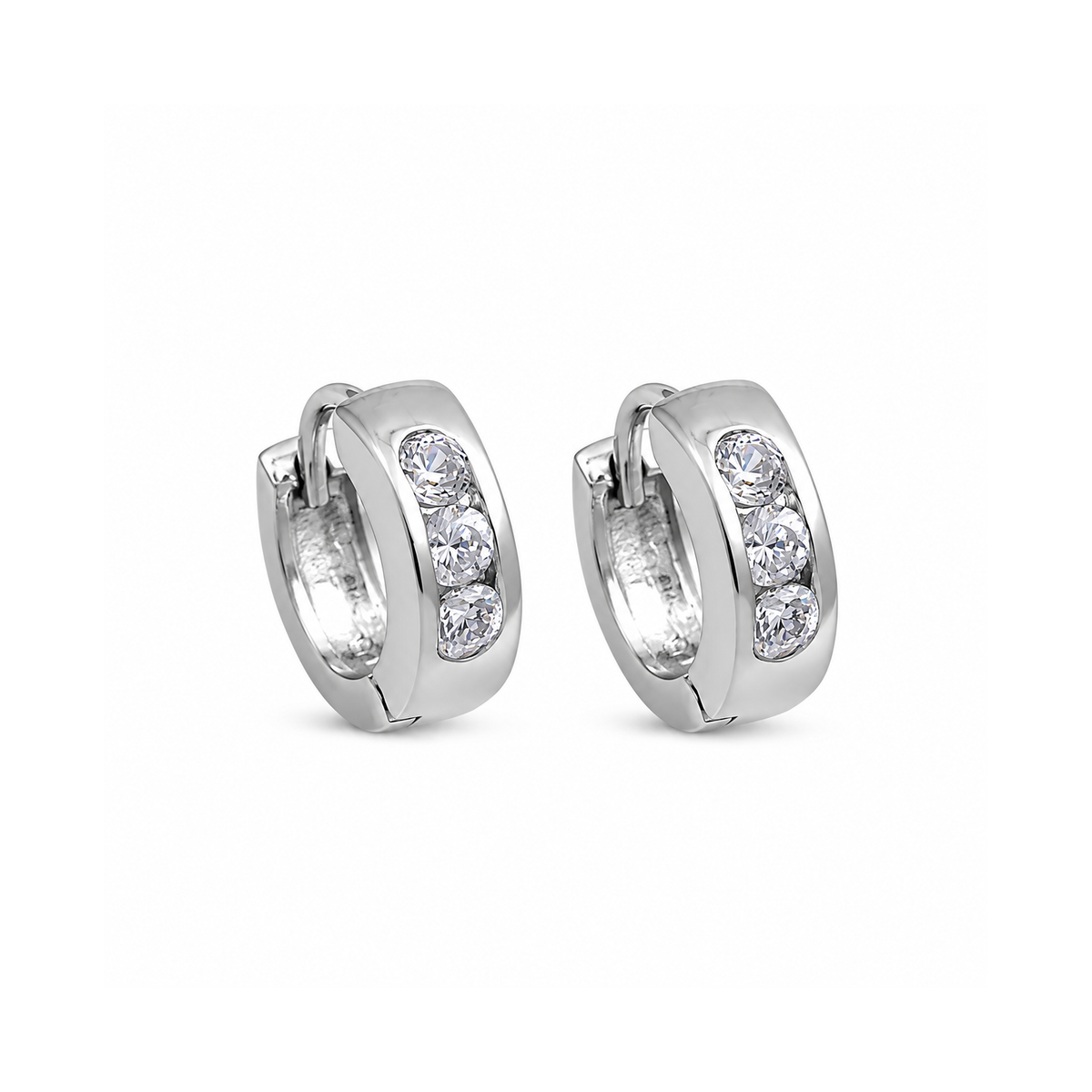 Silver CZ Earrings