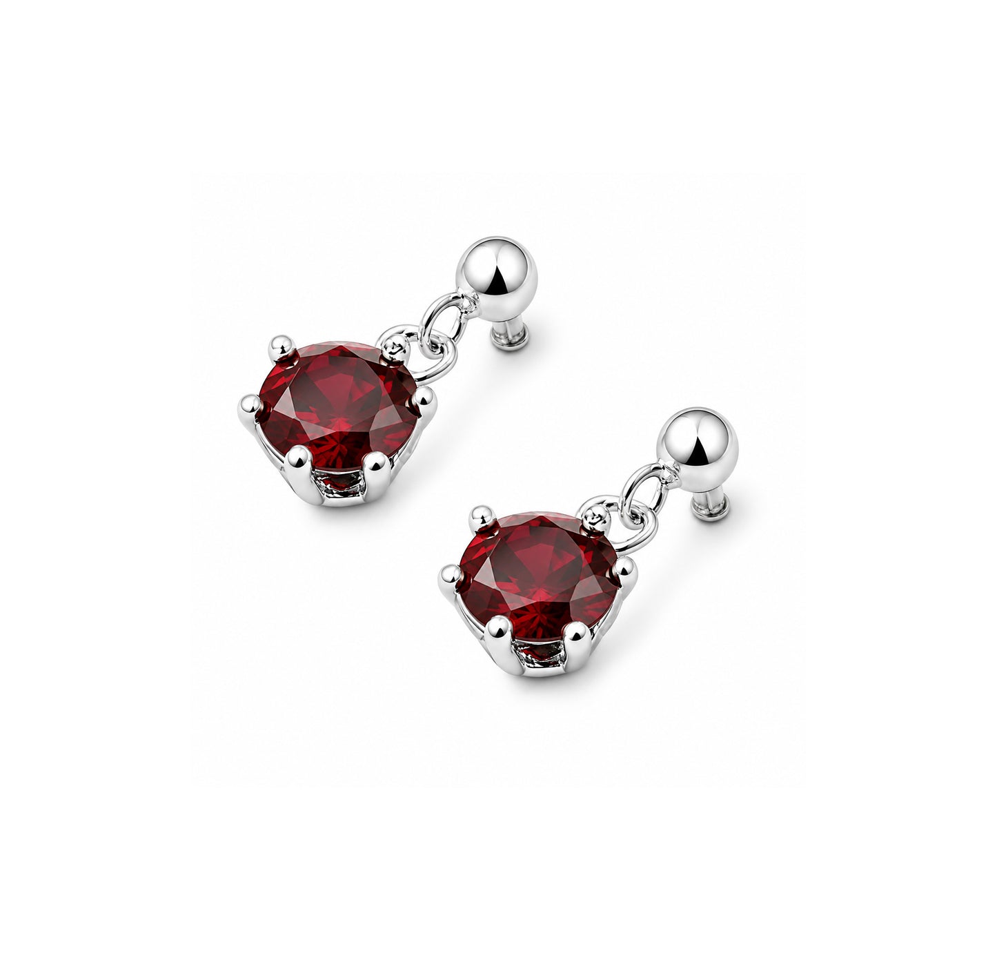 Silver CZ Earring