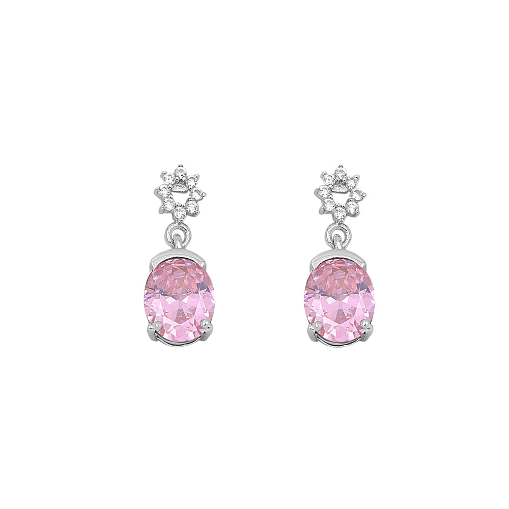 Silver CZ Earring