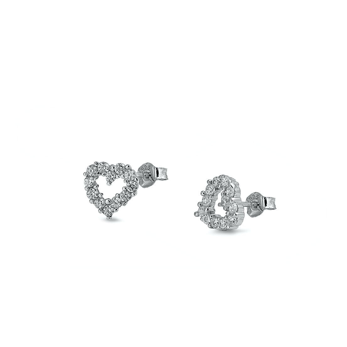 Silver CZ Earring