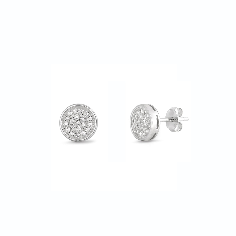 Silver CZ Earring