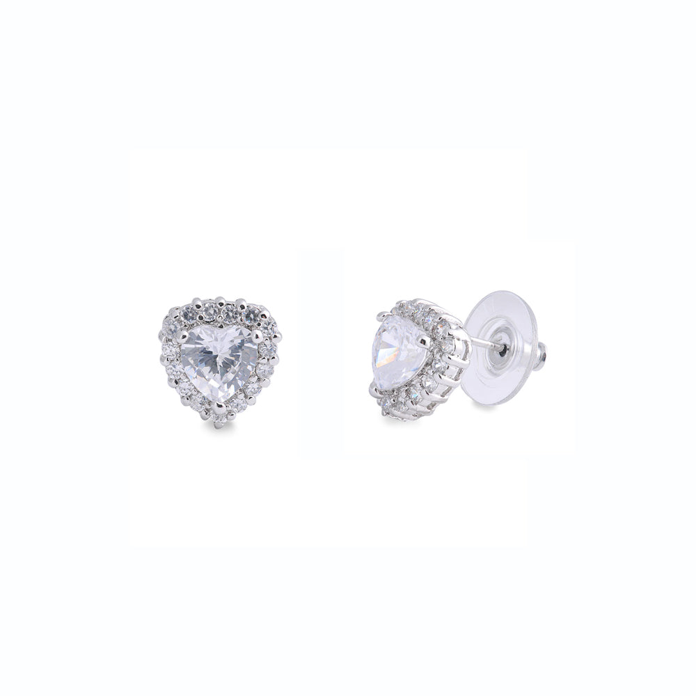 Silver CZ Earring