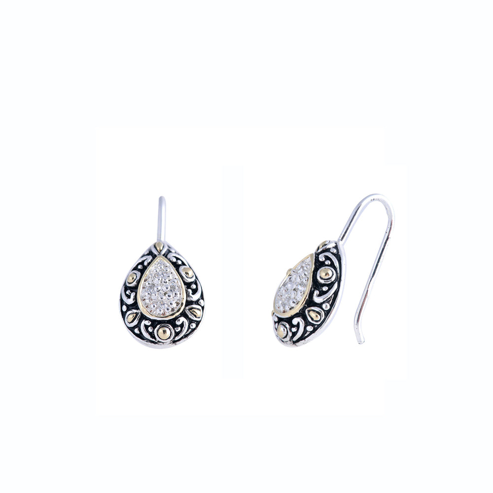 Silver CZ Earring