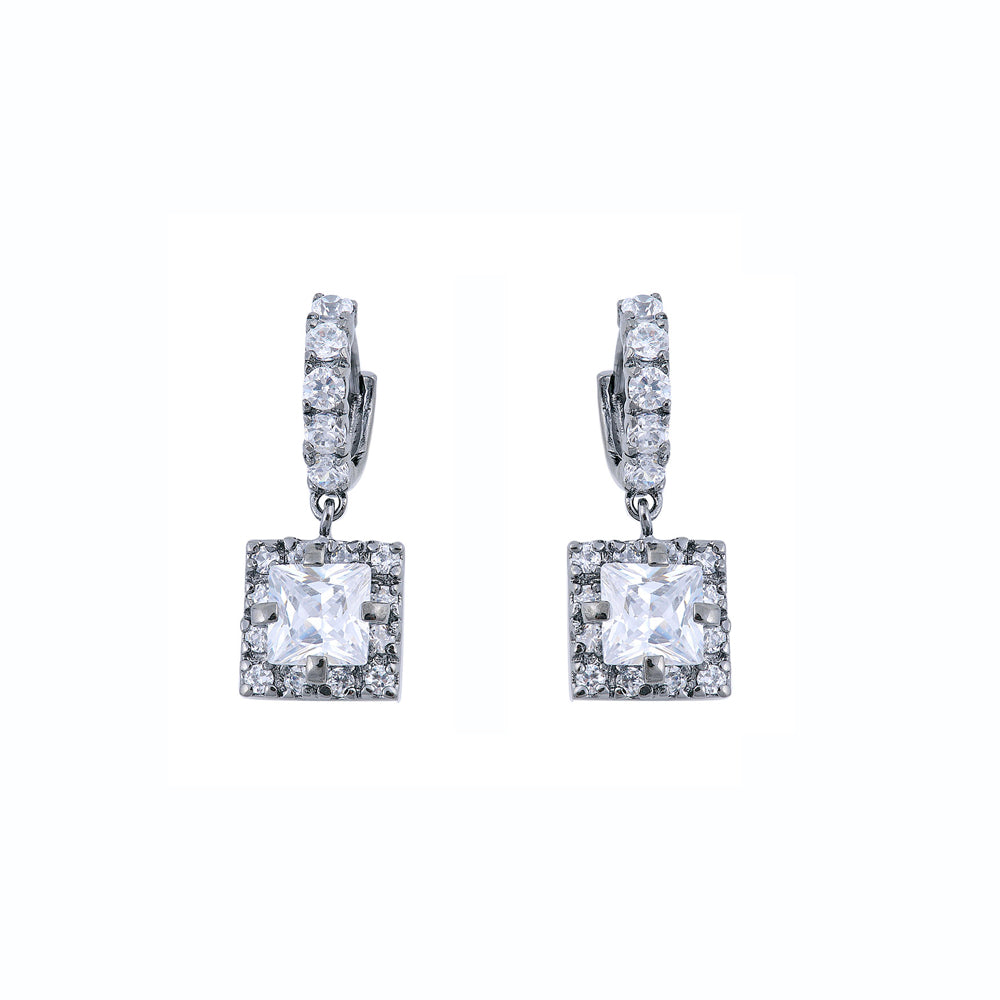Silver CZ Earring