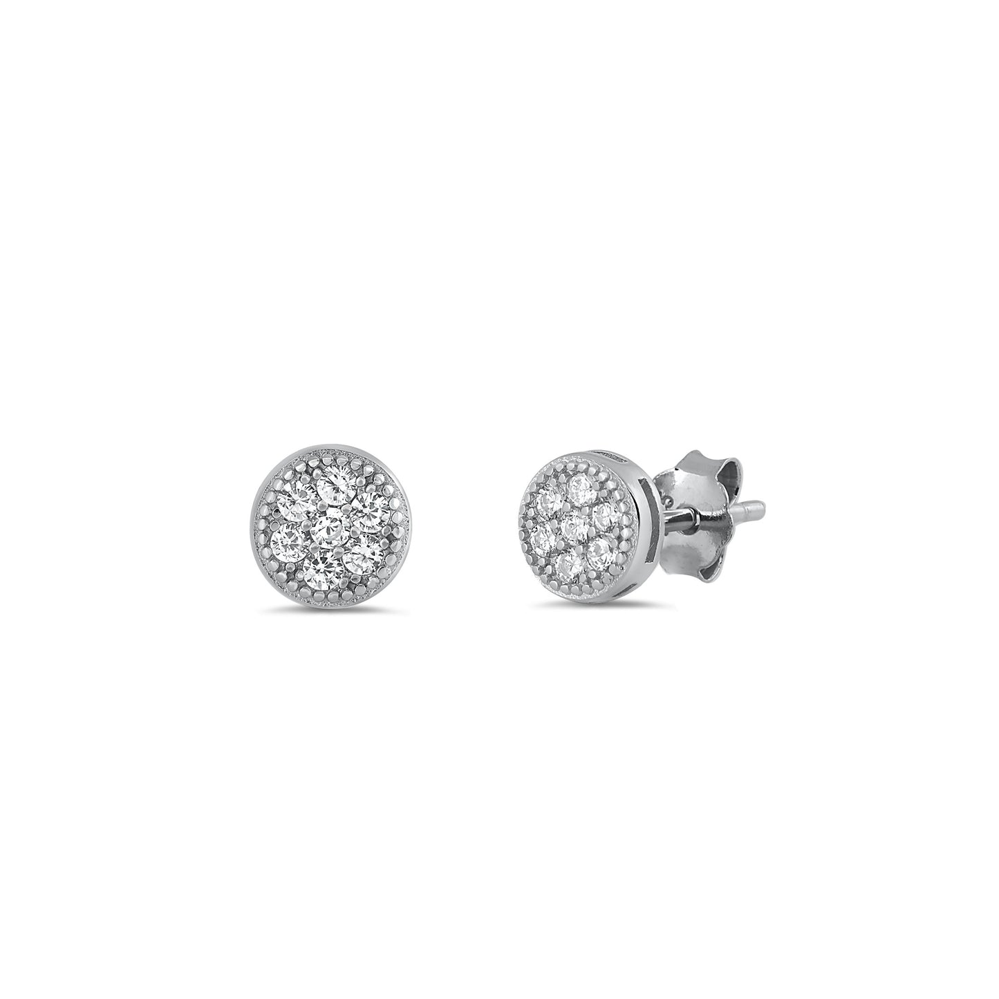 Silver CZ Earrings