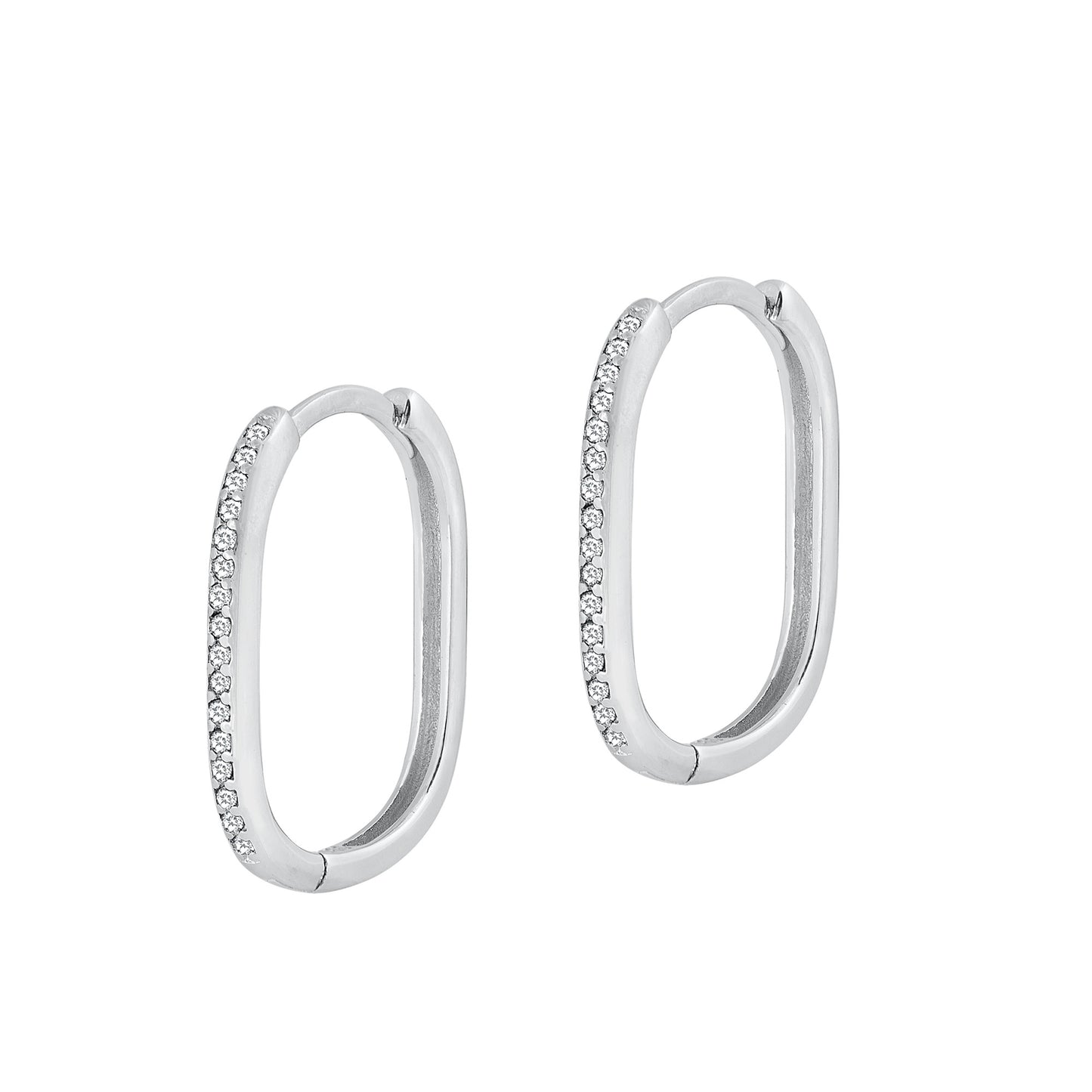 Silver Hoop Earrings