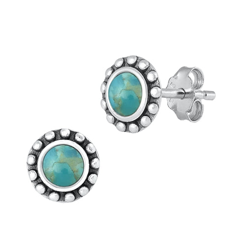 Silver Stone Earrings