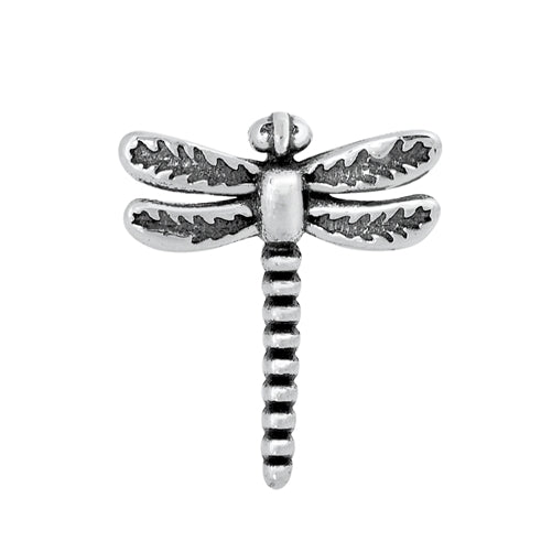 Silver Stud Earrings - Dragonfly