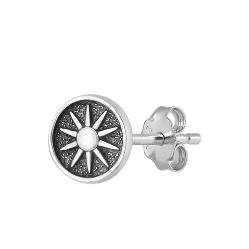 Silver Earrings - Moon