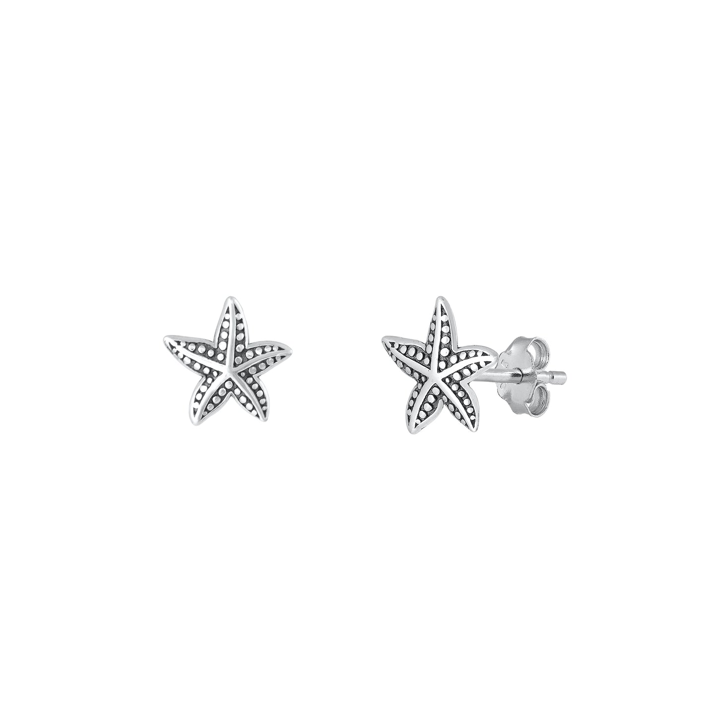 Silver Earring - Starfish