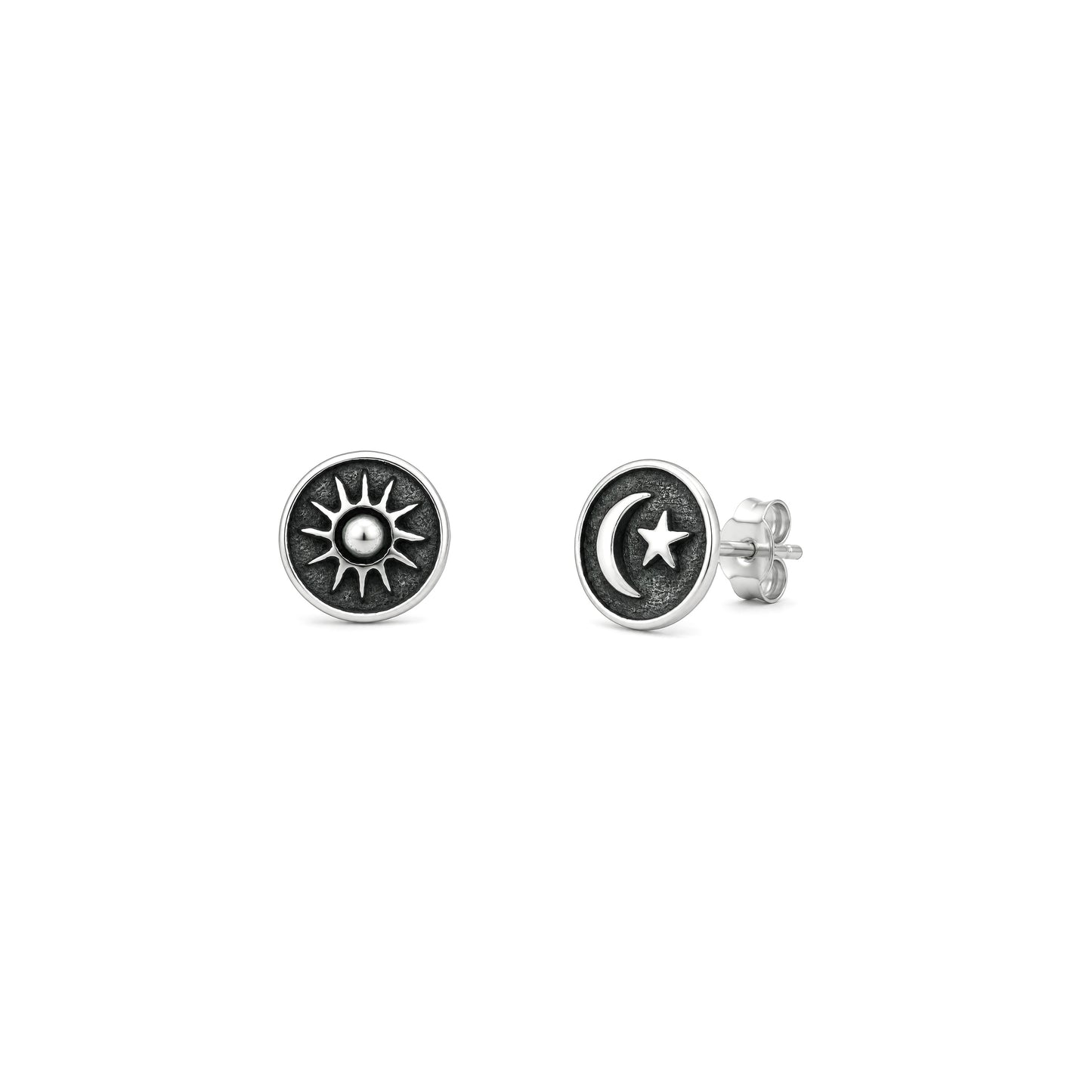Silver Earrings - Celestial