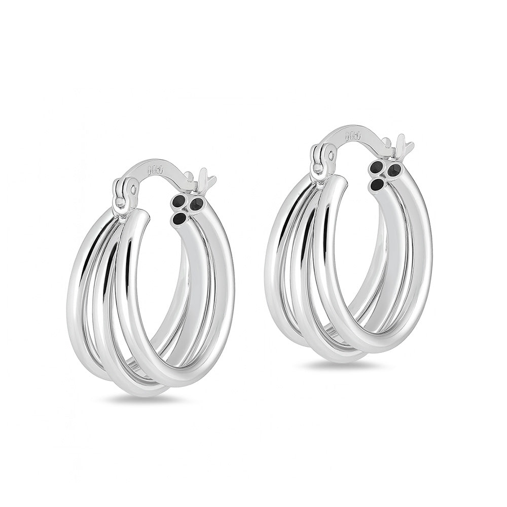 Silver Hoop Earrings