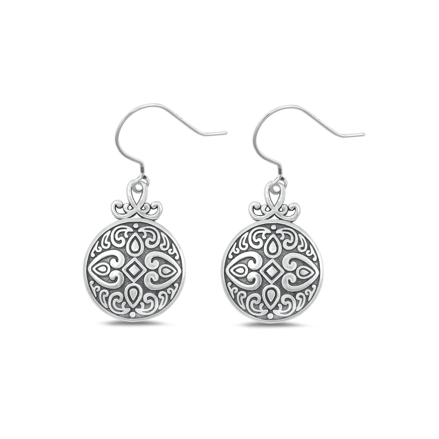 Silver Earrings - Bali Style