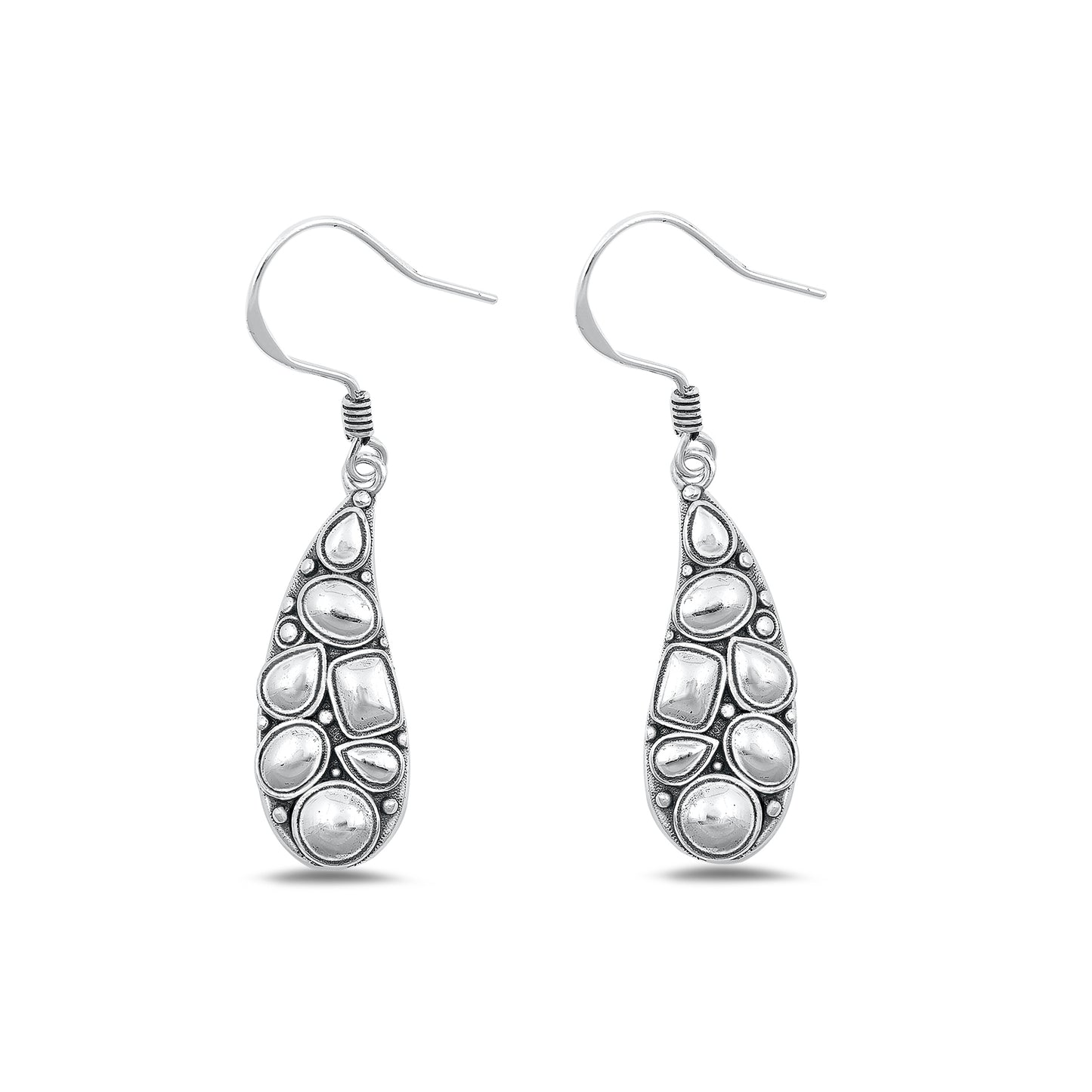 Silver Earrings - Bali Style