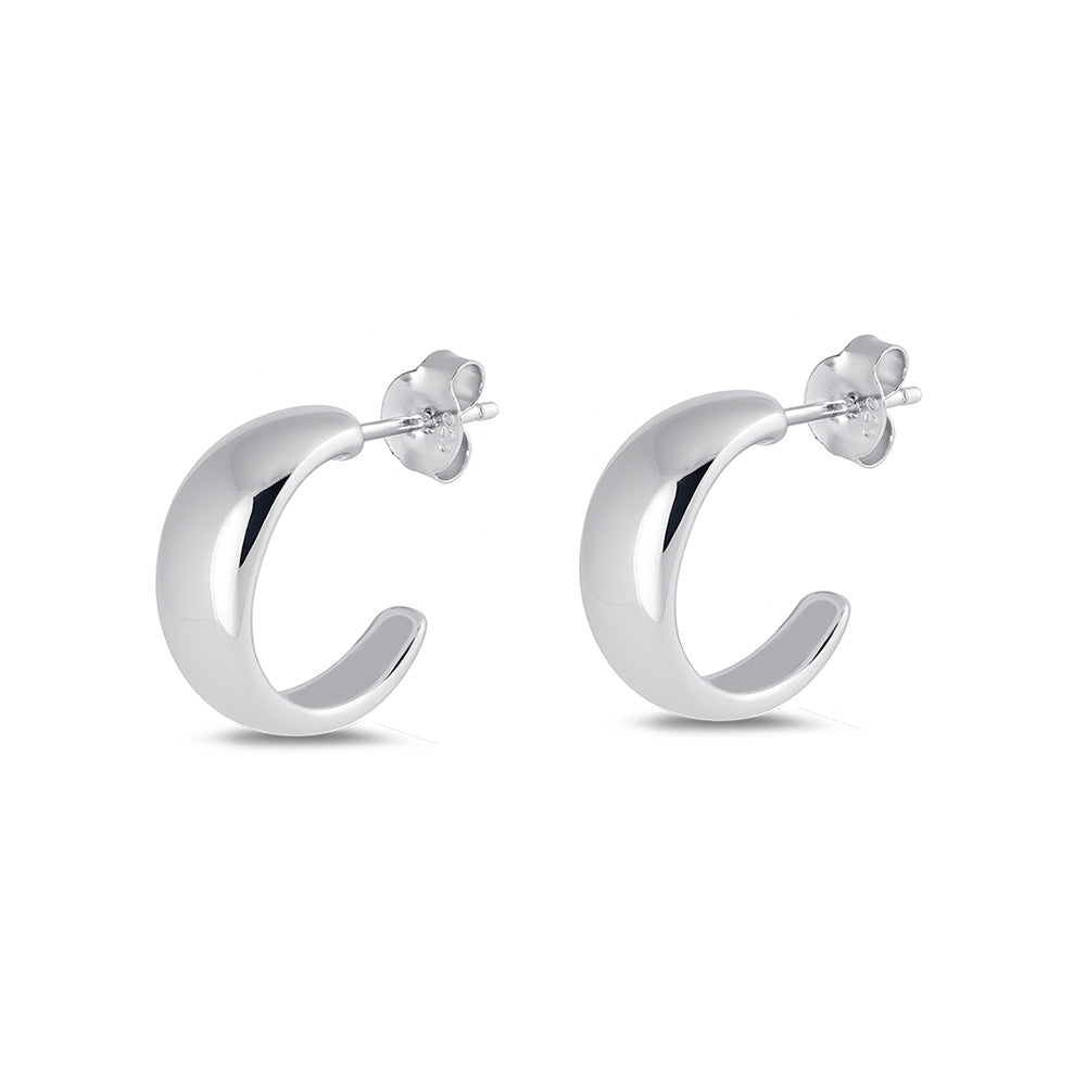 Silver Hoop Earrings