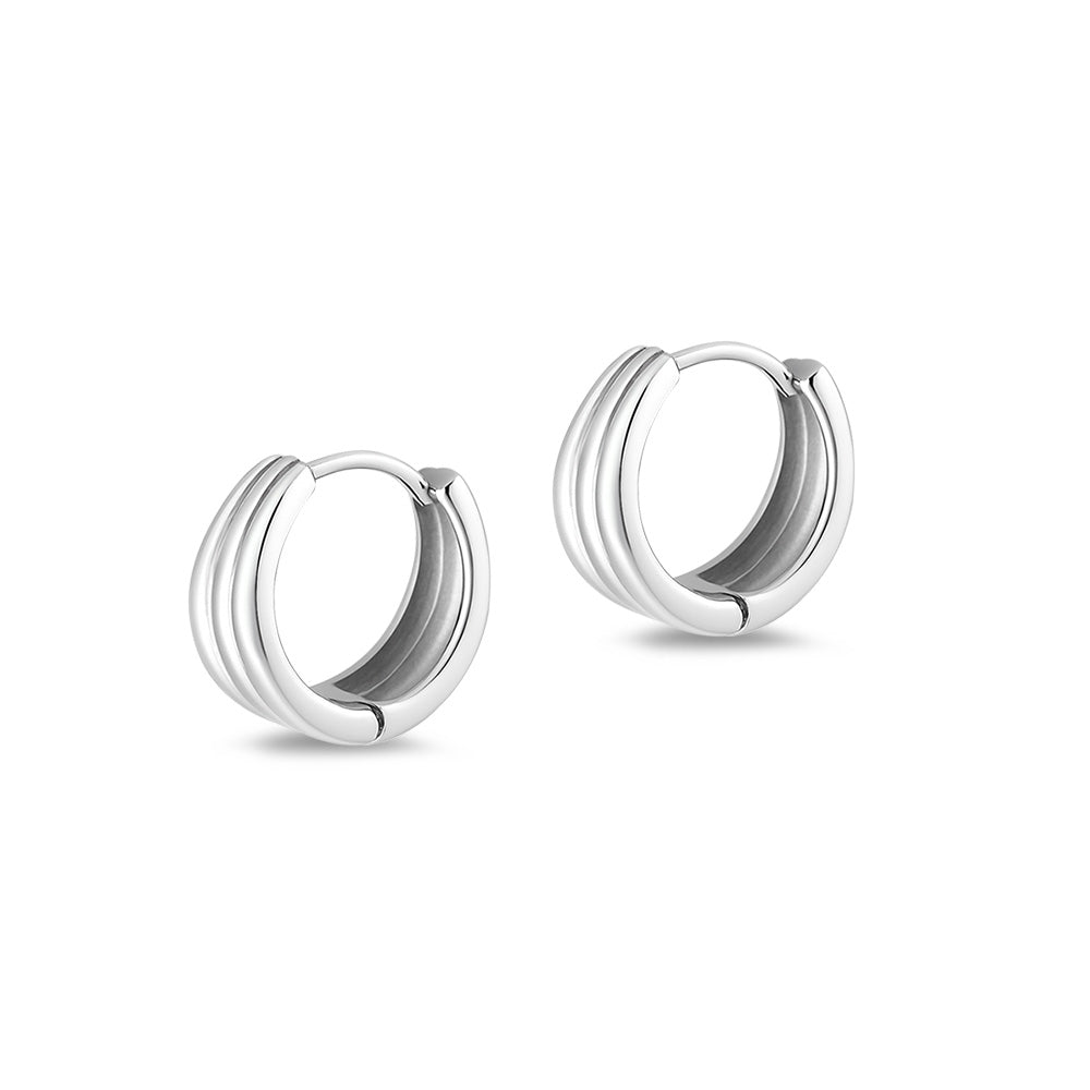 Silver Hoop Earrings