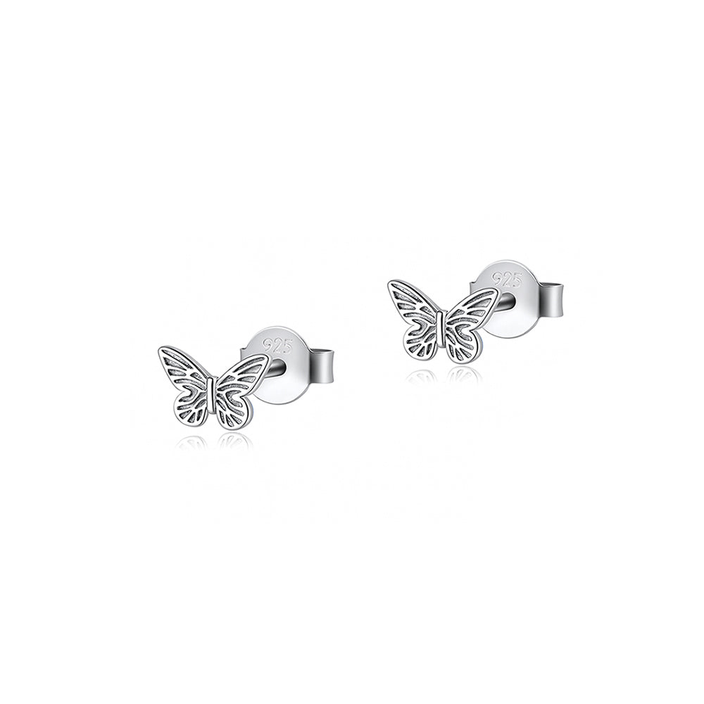 Silver Earring - Butterfly